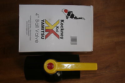 Kockney Koi 4" 110mm Ball Valve - Connectors and Valves - Koidivision - 2