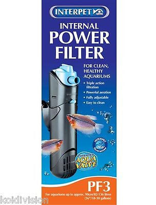 Interpet Mini Filter Internal Aquarium Fish Tank Filtration PF1 PF2 PF3 PF4 - Aquarium Filter - Koidivision - 5