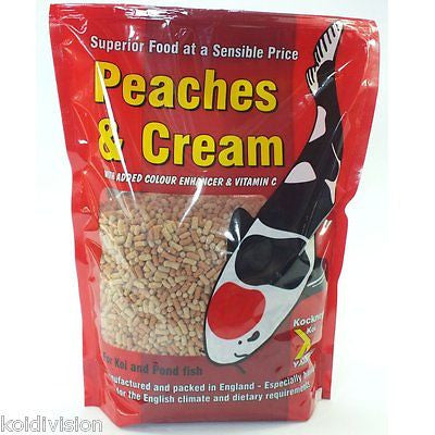 Kockney Koi Peaches And Cream 2.5kg -10kg - Koi Food - Koidivision