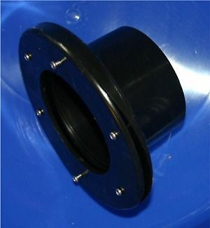 2" Flanged Tank Connector Koi Pond Liner Filter - Connectors and Valves - Koidivision