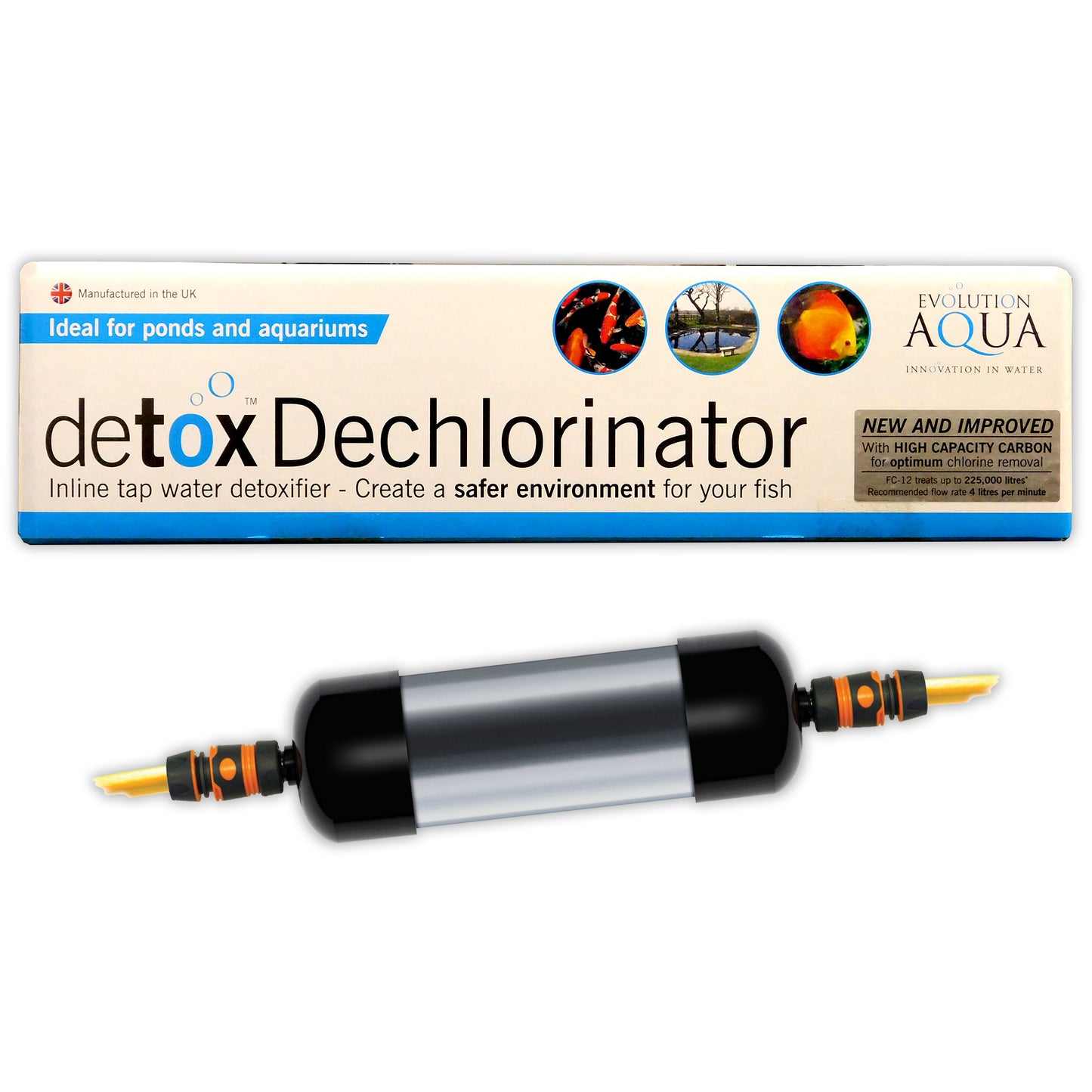 Evolution Aqua Detox Dechlorinator Carbon Inline Filter