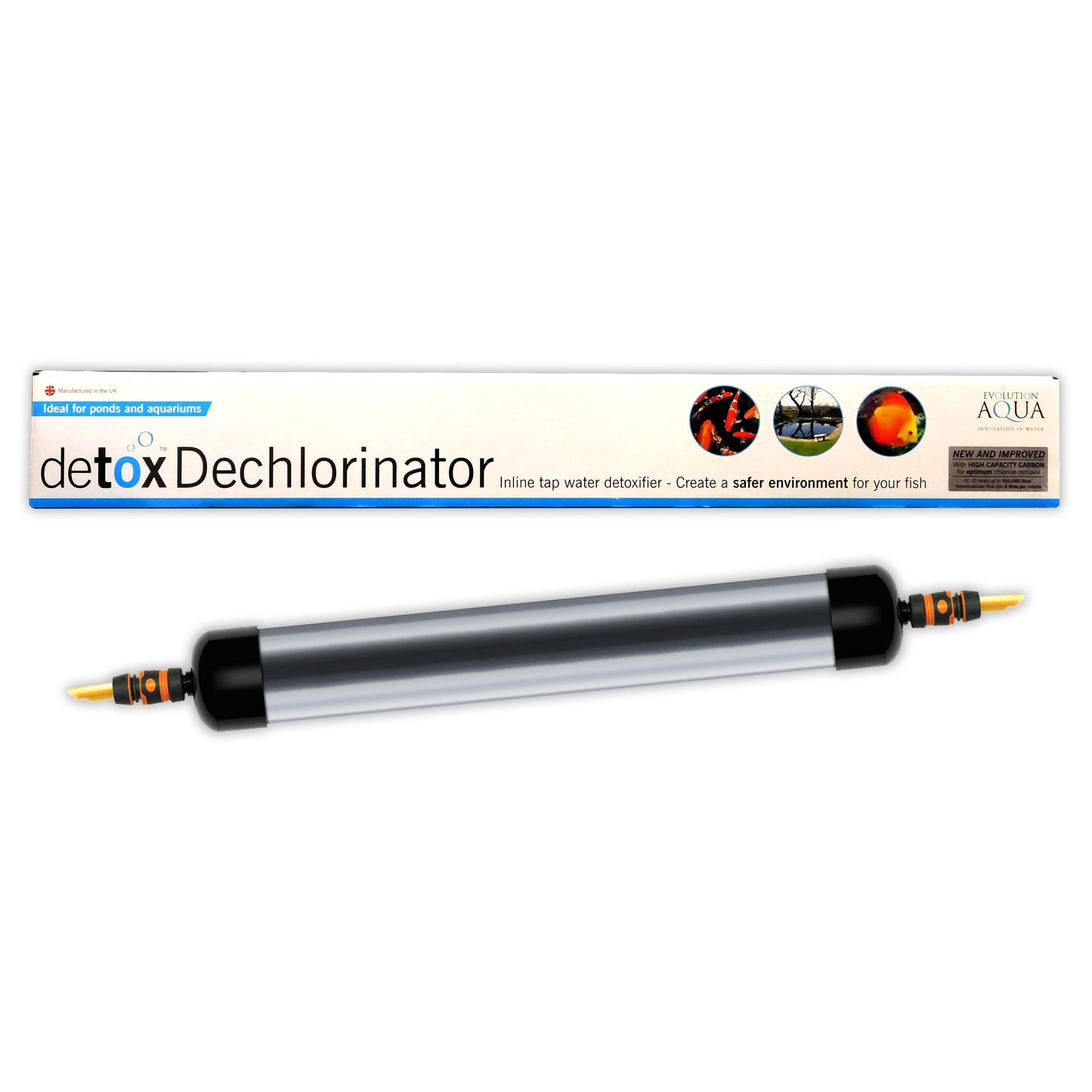 Evolution Aqua Detox Dechlorinator Carbon Inline Filter