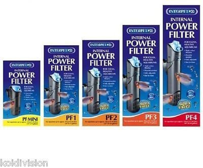 Pf Mini Filter Interpet Mini Filter Internal Aquarium Fish Tank Filtration PF1 PF2 PF ...